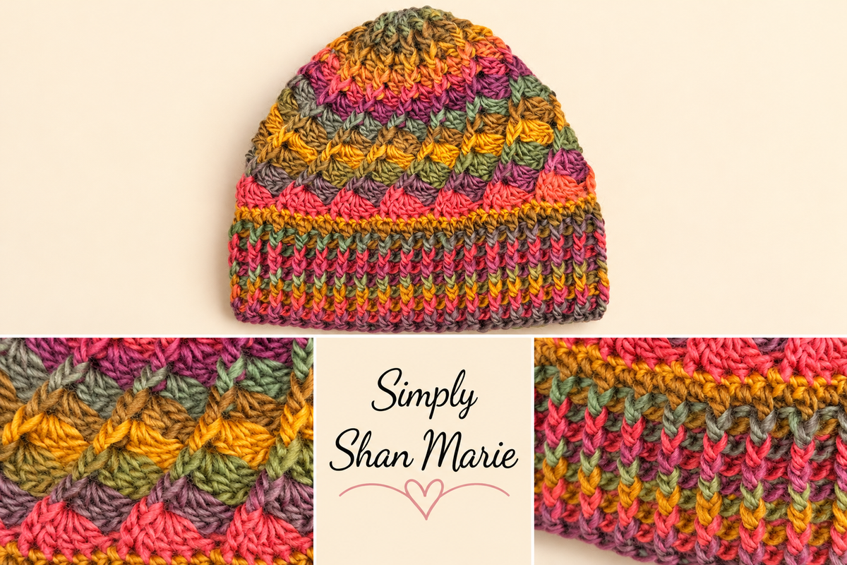 Spiral Shell Beanie - Autumn