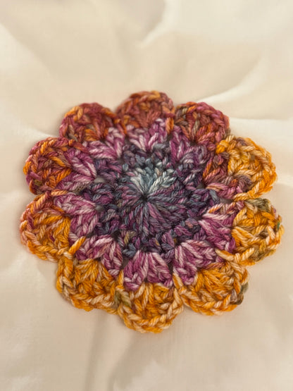 Charming Acrylic Doily Coaster Set - 4 Pack