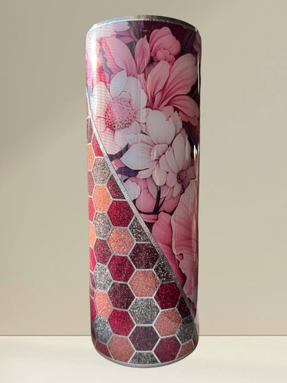 Floral Honeycomb Swirl