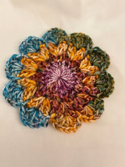 Charming Acrylic Doily Coaster Set - 4 Pack