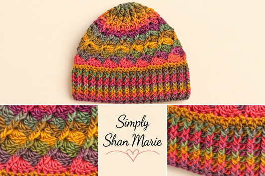 Spiral Shell Beanie - Autumn