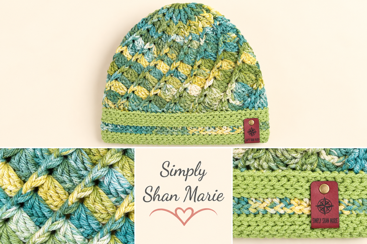 Spiral Shell Beanie - Spring Green