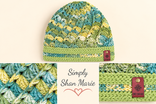 Spiral Shell Beanie - Spring Green