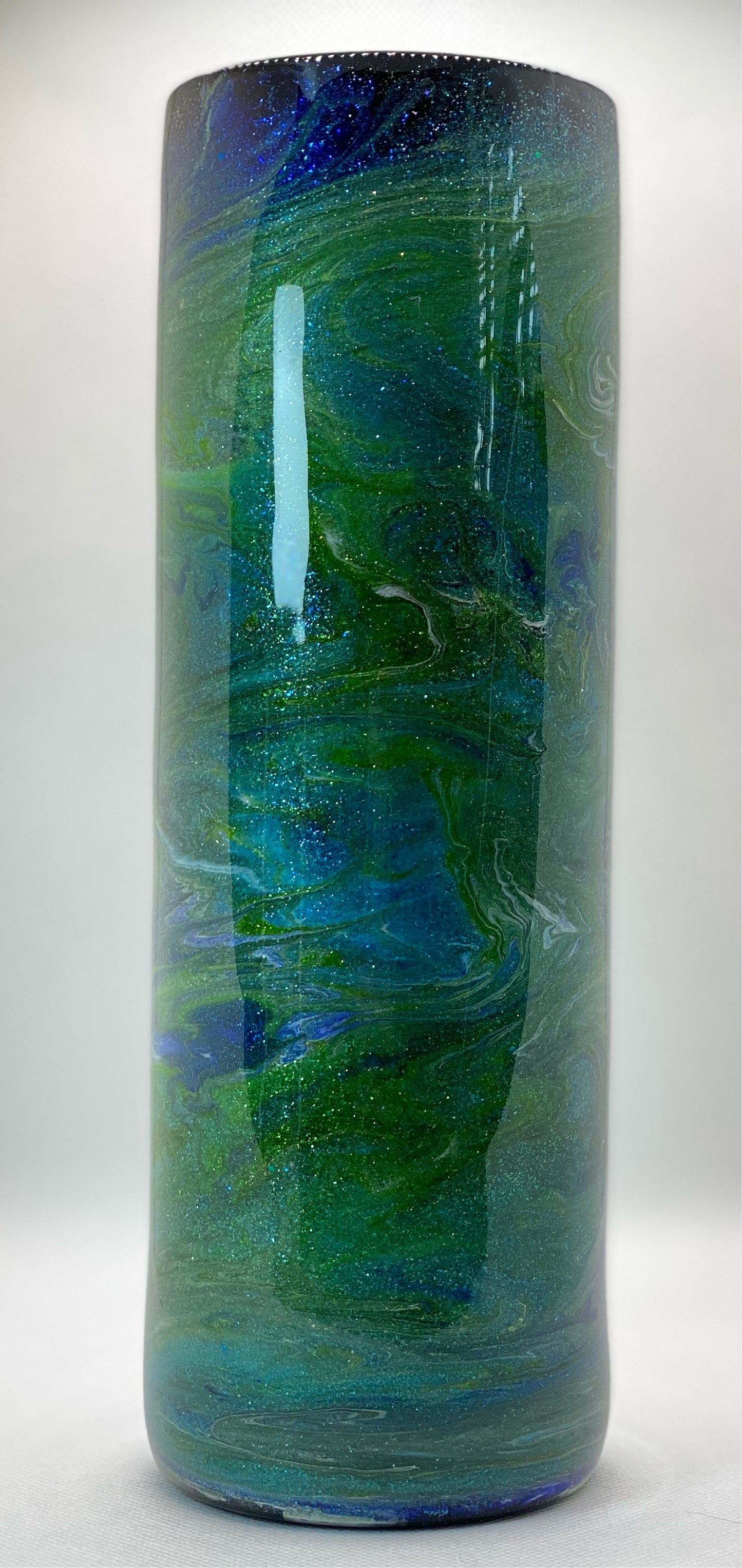 **CLEARANCE**  Ink - Blue/Green Swirl