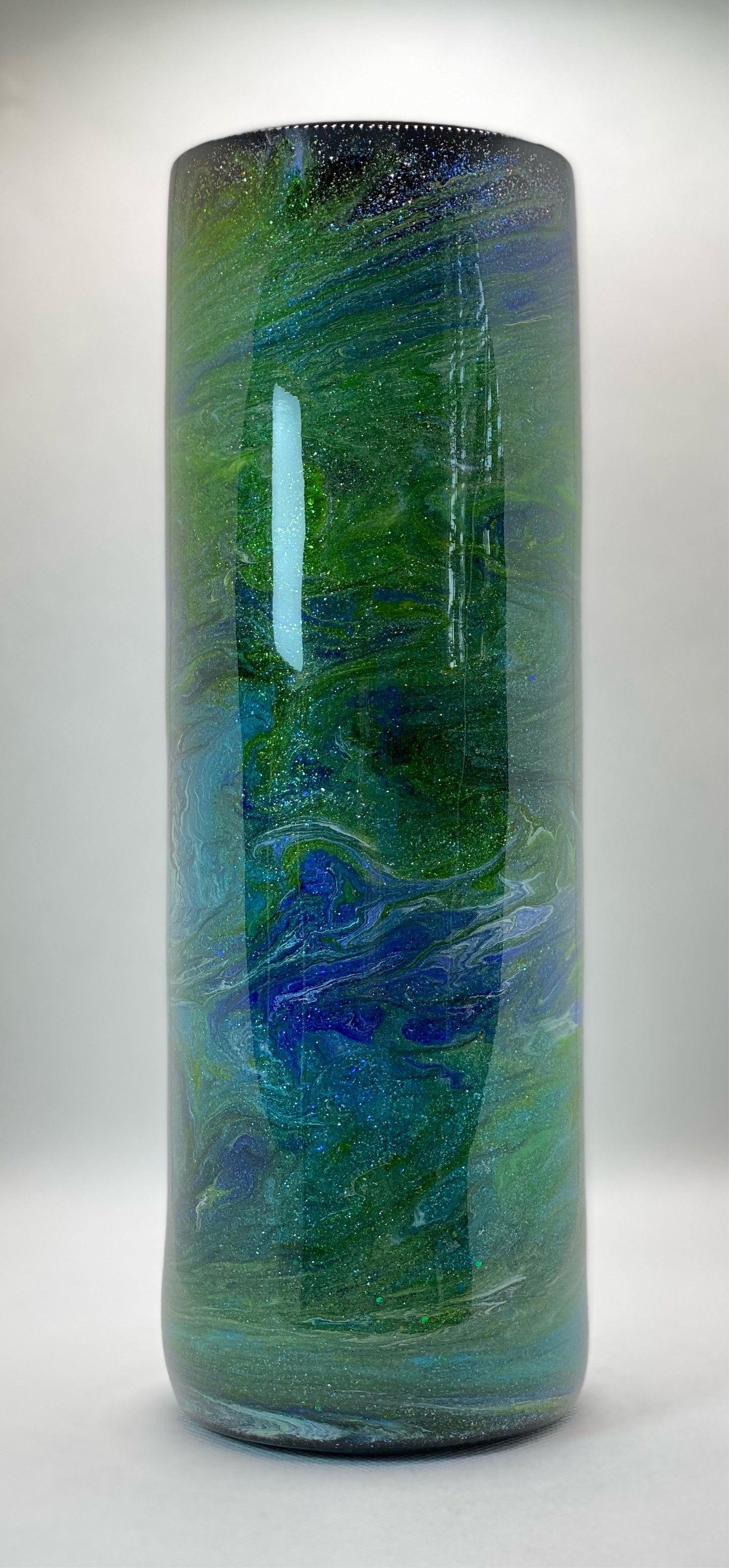 **CLEARANCE**  Ink - Blue/Green Swirl